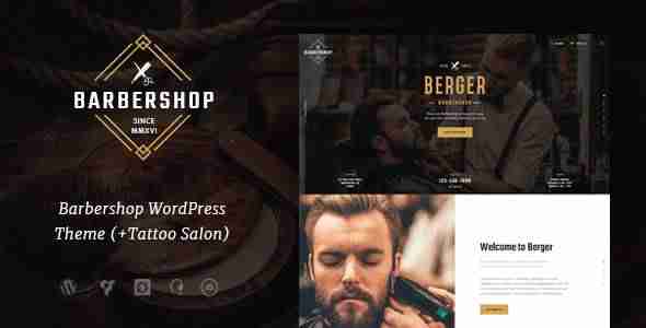 Plantillas de WordPress para una barbería