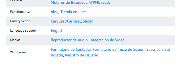 plantillas de WordPress en español