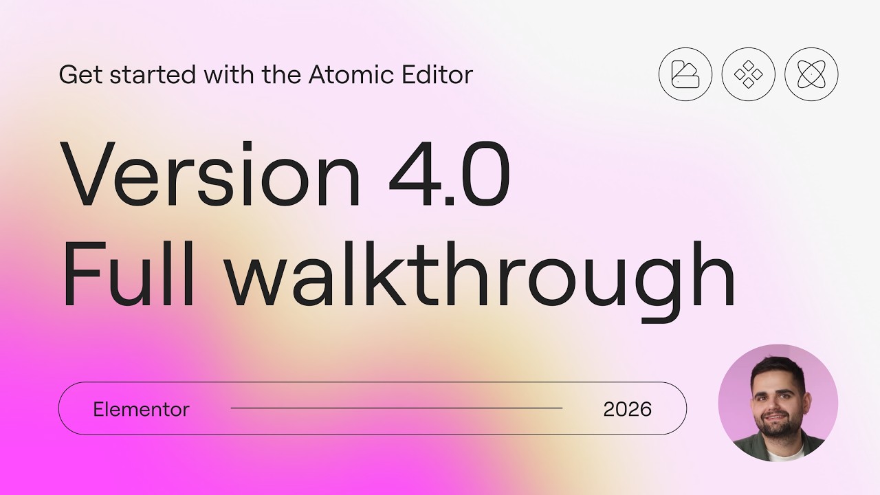 Elementor 4.0 full walkthrough (Atomic Editor explained) with Roi ✨