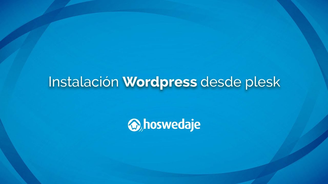 Instalar Wordpress en Plesk