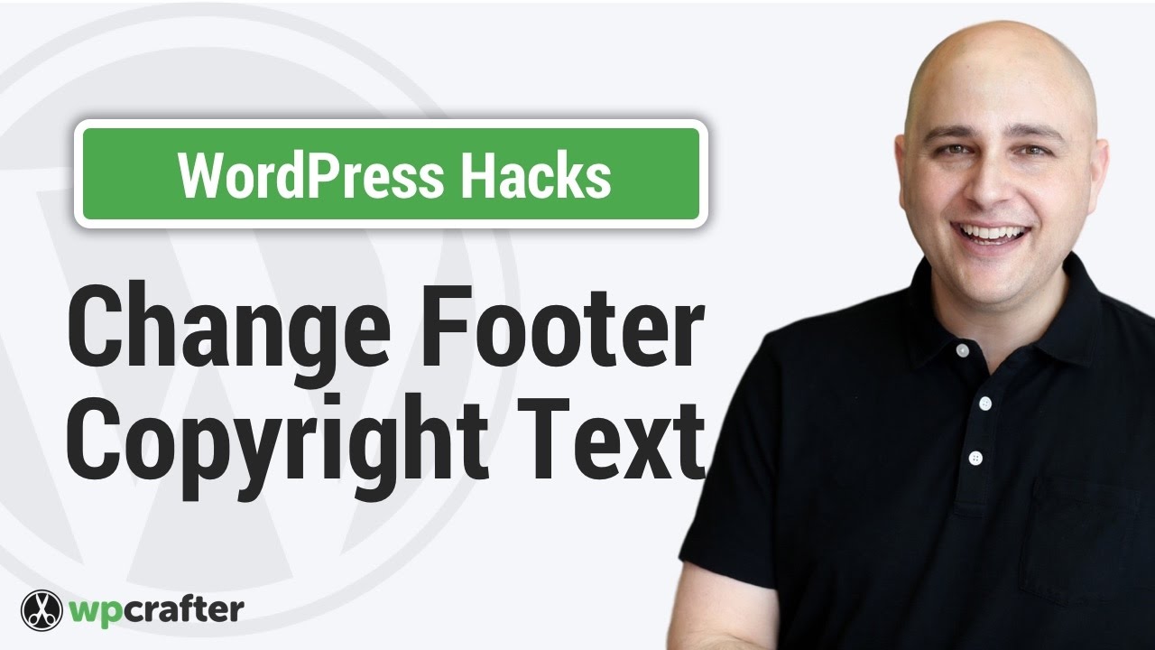 How to Edit Footer Copyright Text In Any WordPress Theme