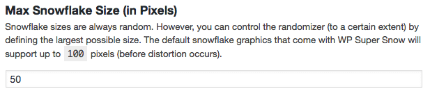 nieve en WordPress