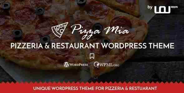 Plantillas de WordPress para una pizzería