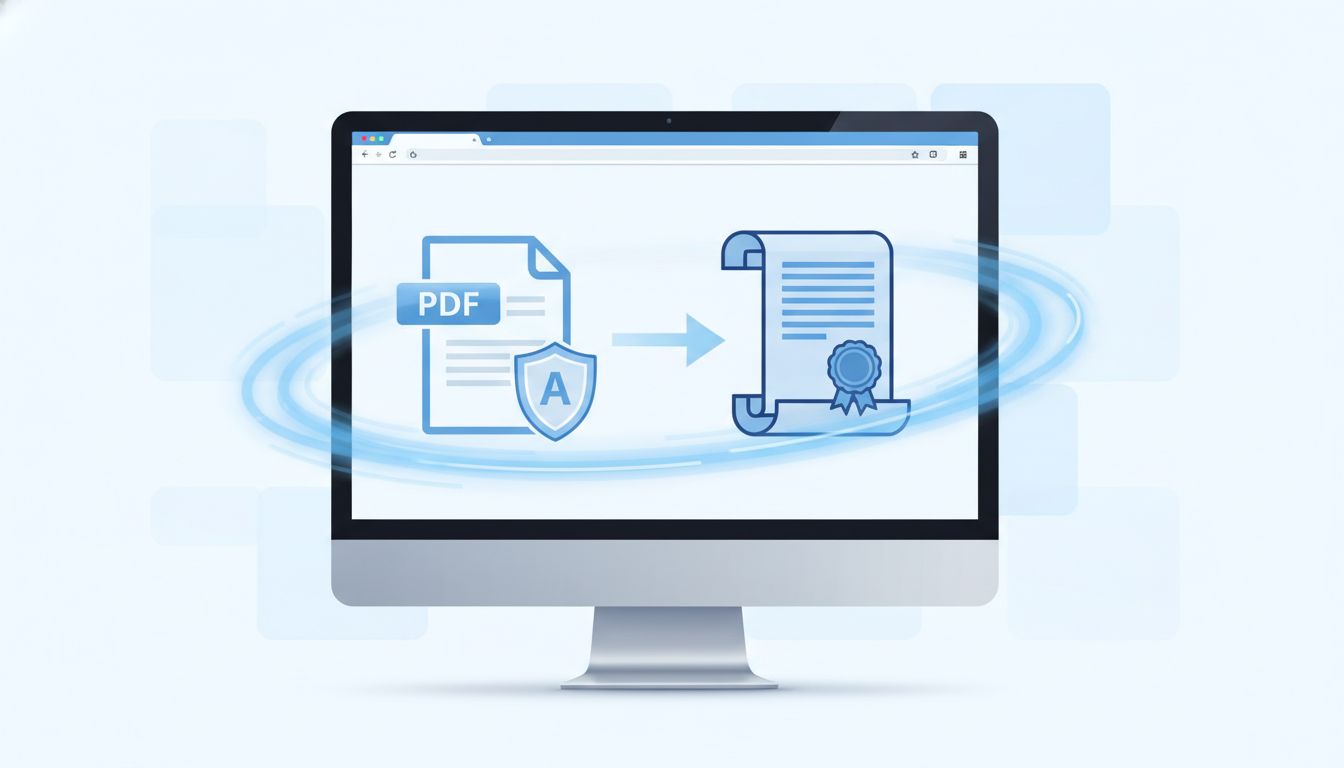 Cómo convertir un PDF a PDF/A gratis (y cumplir requisitos de archivado)