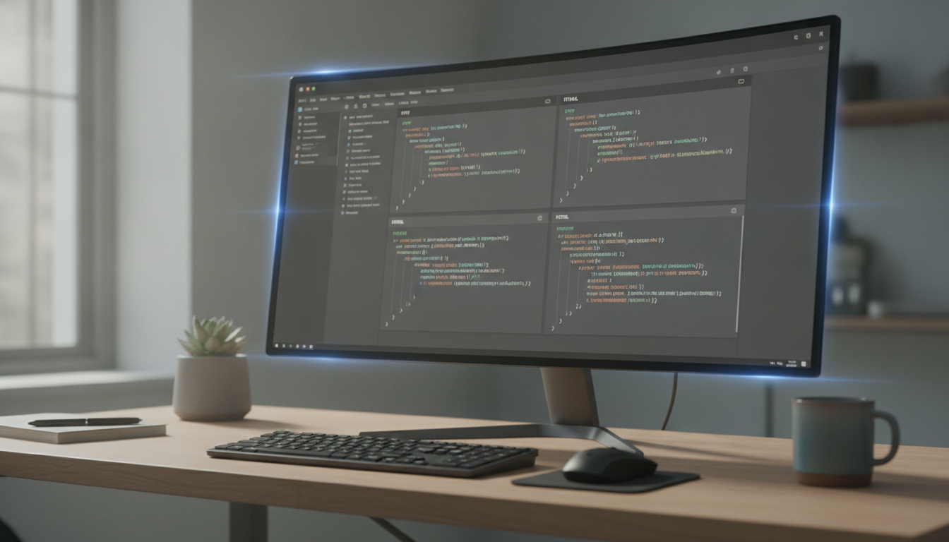 Editor de código con fragmentos de PHP, JavaScript y HTML preparados para publicarse en WordPress